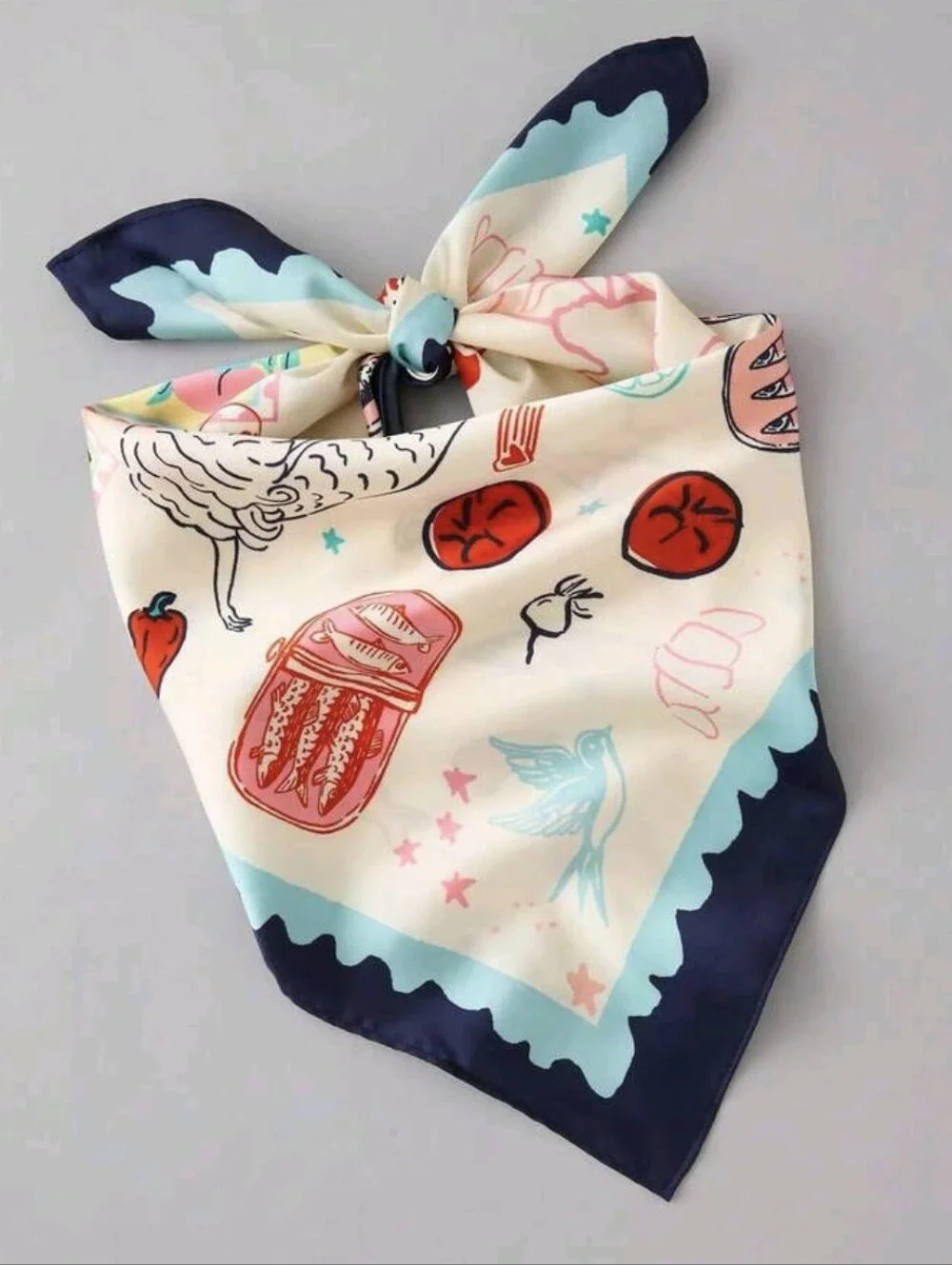 Tropical Beach Theme Scarf NEW